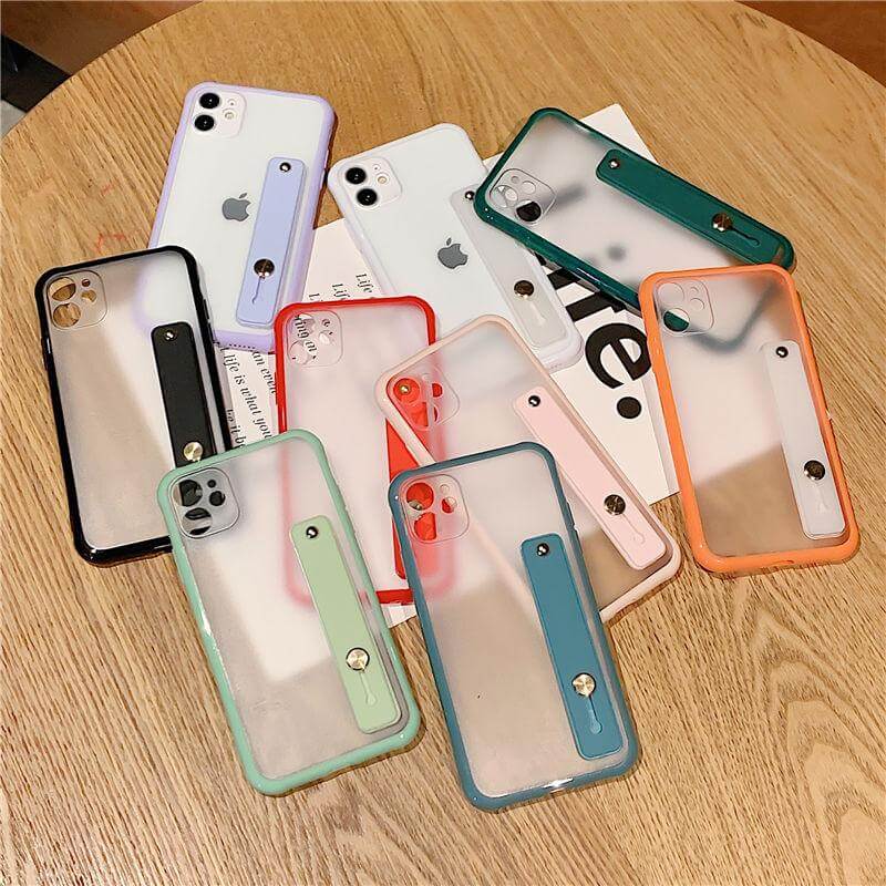 Wrist Strap Shockproof iPhone Cases - MaviGadget