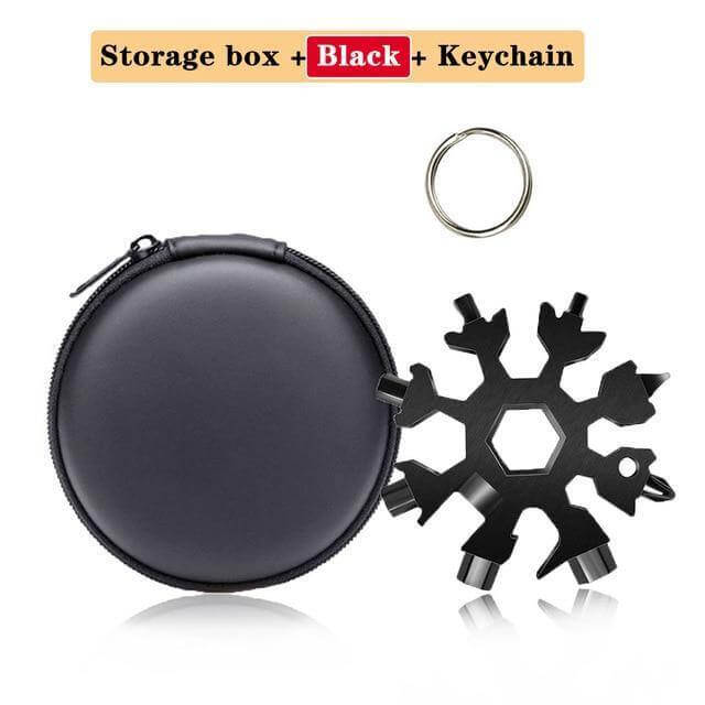 18 in 1 Snowflake Multipurpose Camp Survive Hand Tool - MaviGadget