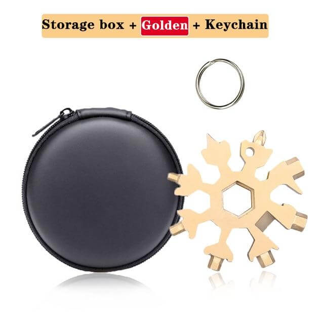 18 in 1 Snowflake Multipurpose Camp Survive Hand Tool - MaviGadget