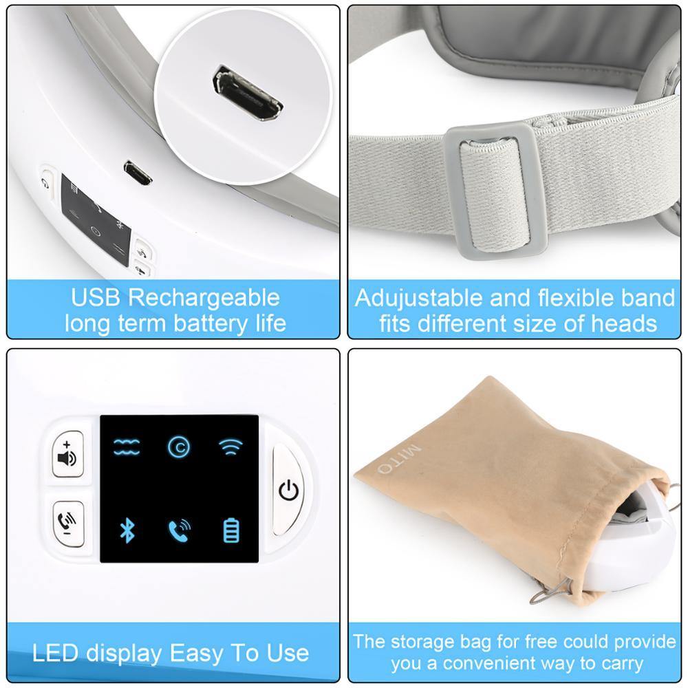 4D Premium Smart Eye Massager for Eye Care - MaviGadget