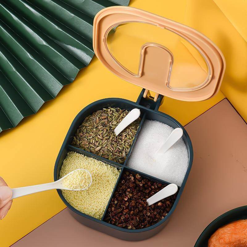 Transparent Easy Spice Storage Jar - MaviGadget