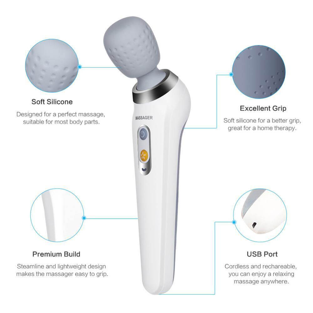 Electric Wireless Neck Roll Massager - MaviGadget