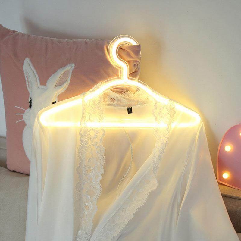 LED Neon Light Hanger Night Lamp - MaviGadget