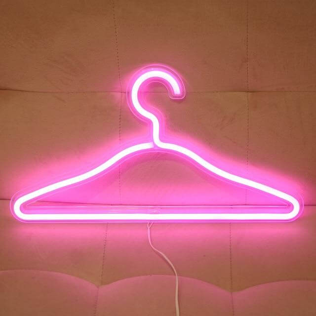 LED Neon Light Hanger Night Lamp - MaviGadget