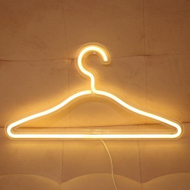 LED Neon Light Hanger Night Lamp - MaviGadget