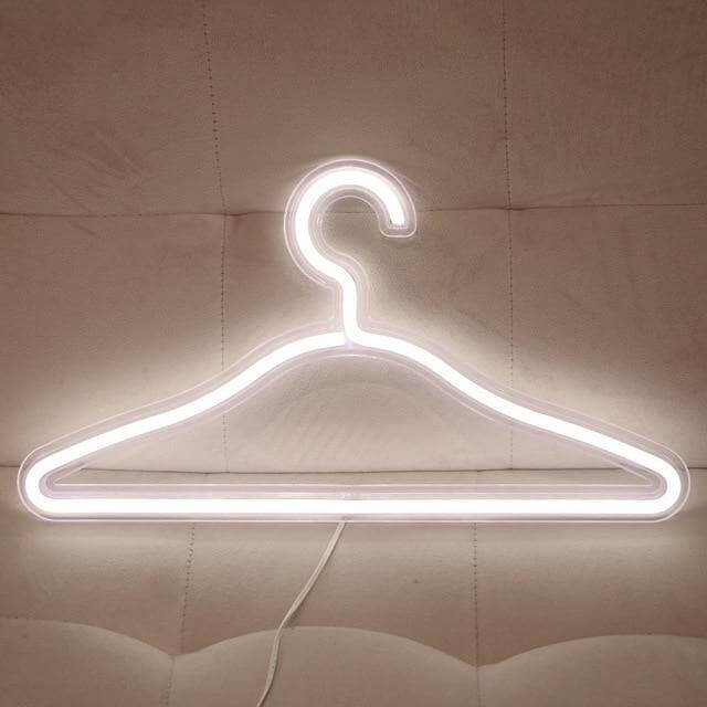 LED Neon Light Hanger Night Lamp - MaviGadget