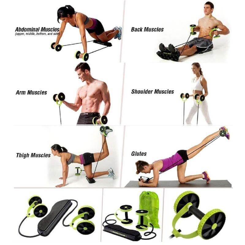 Double Wheel AB Roller - MaviGadget