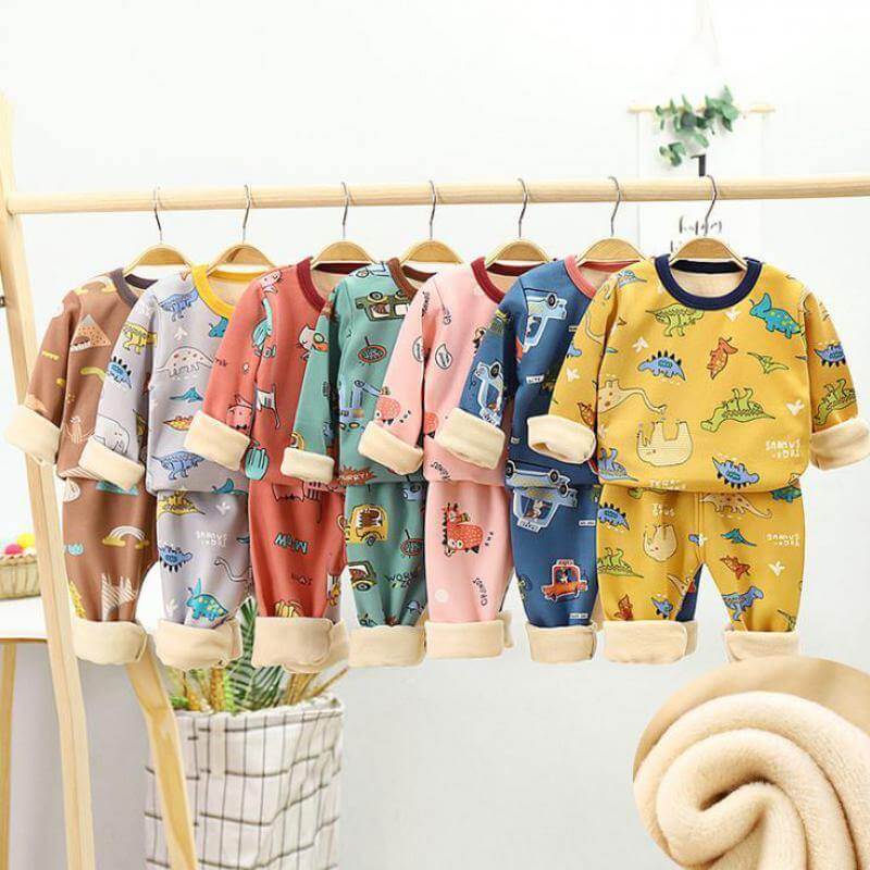 Children Cartoon Winter Pyjamas Unisex - MaviGadget
