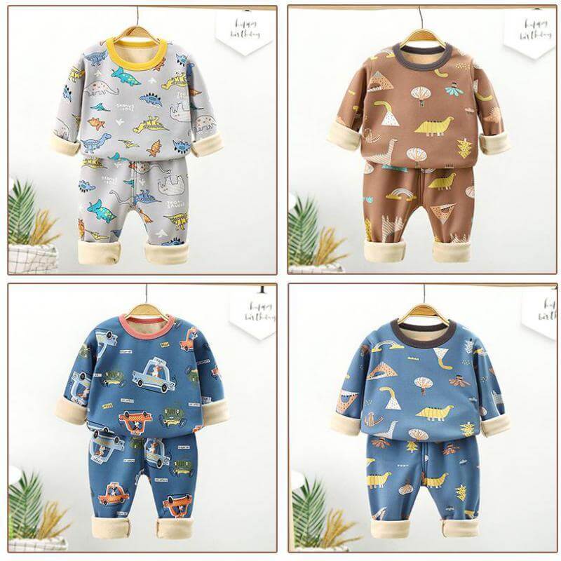 Children Cartoon Winter Pyjamas Unisex - MaviGadget