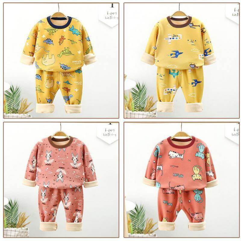 Children Cartoon Winter Pyjamas Unisex - MaviGadget