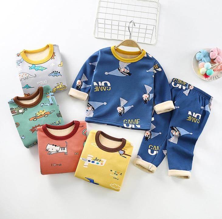 Children Cartoon Winter Pyjamas Unisex - MaviGadget
