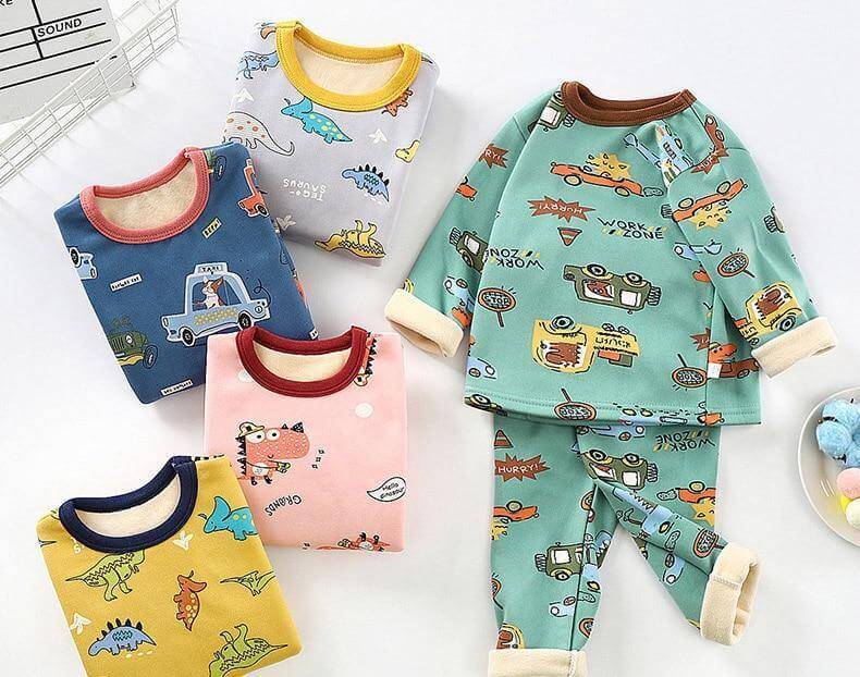 Children Cartoon Winter Pyjamas Unisex - MaviGadget