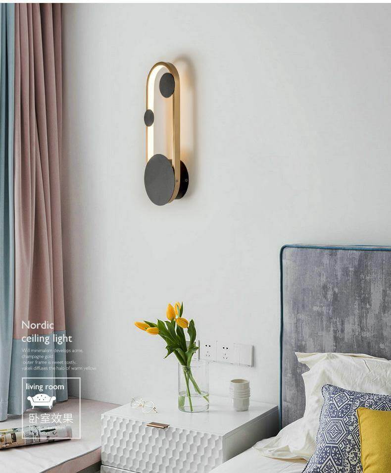 Modern Led Creative Nordic Earthly Wall Lamp - MaviGadget