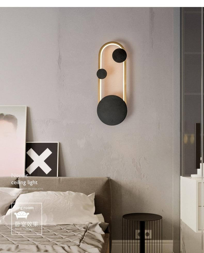 Modern Led Creative Nordic Earthly Wall Lamp - MaviGadget
