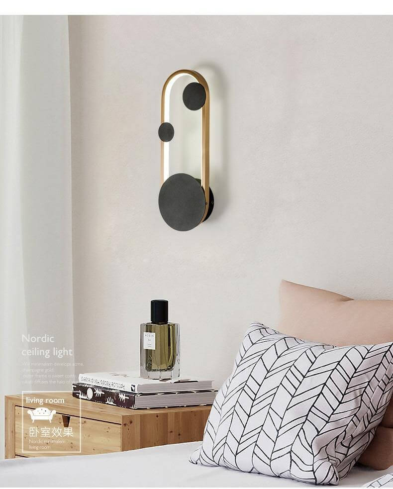 Modern Led Creative Nordic Earthly Wall Lamp - MaviGadget