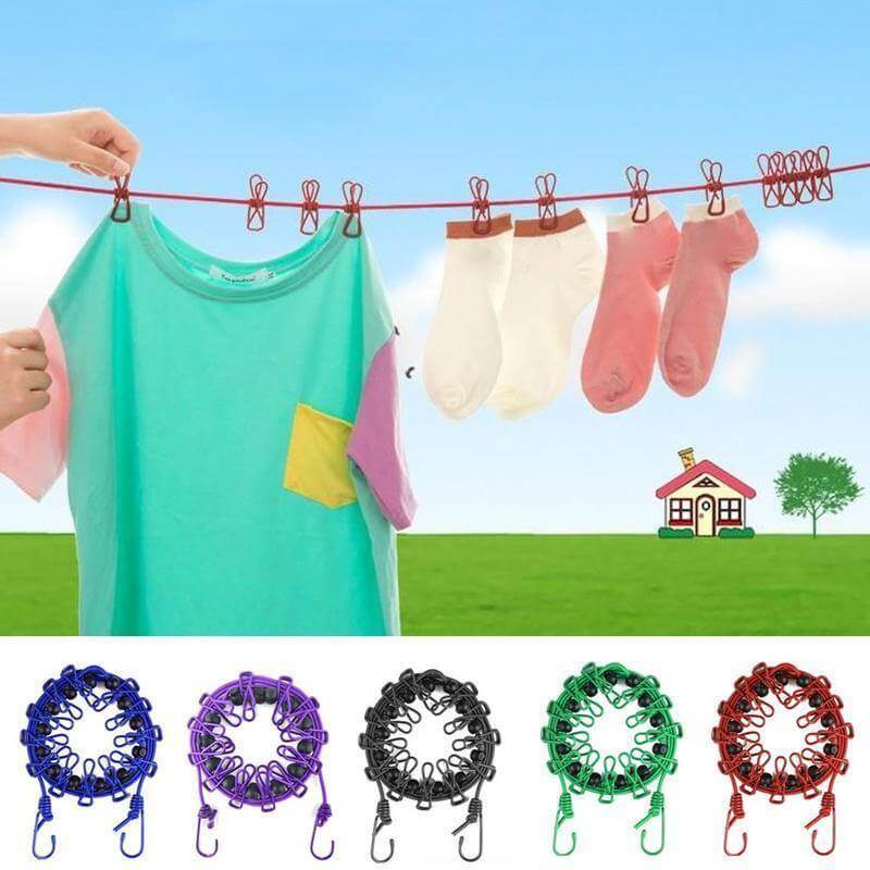 Portable Travel Clothesline - MaviGadget