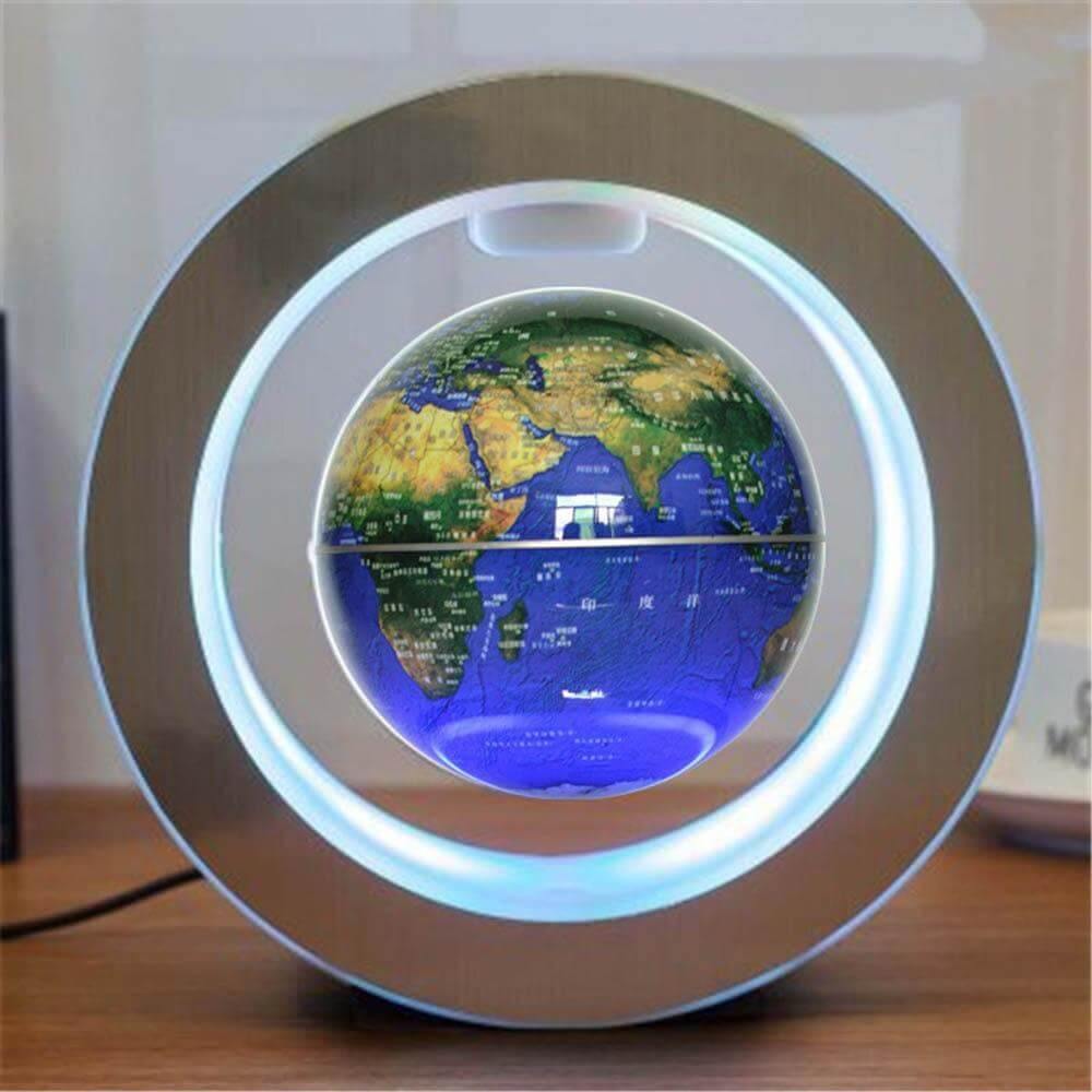 Novelty Floating Globe LED World Magnetic Levitation Lamp - MaviGadget