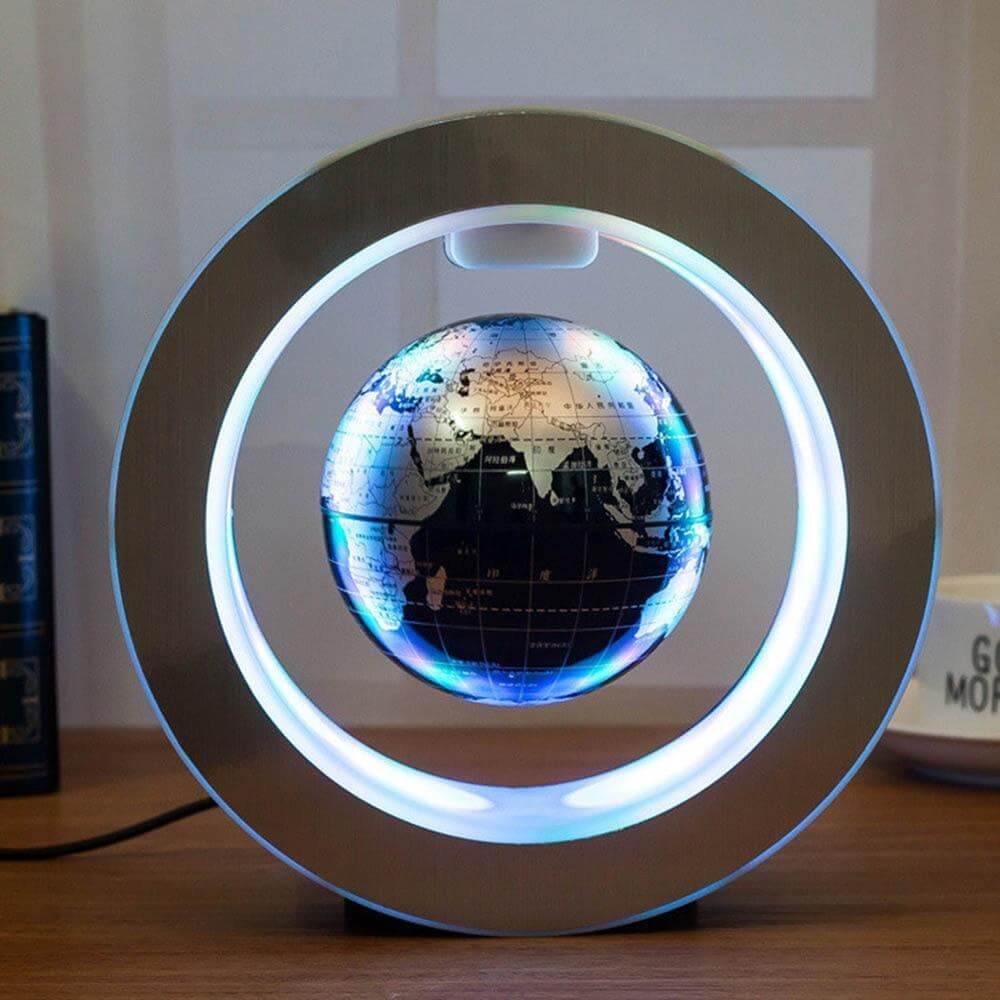 Novelty Floating Globe LED World Magnetic Levitation Lamp - MaviGadget