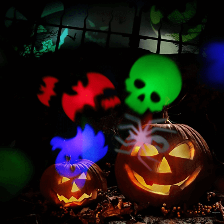 LED Halloween Decoration Landscape House Projector - MaviGadget