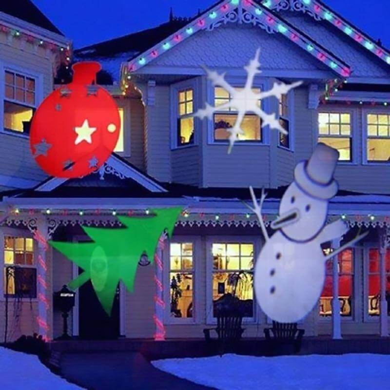 LED Halloween Decoration Landscape House Projector - MaviGadget
