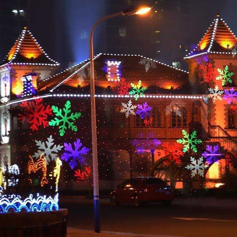 LED Halloween Decoration Landscape House Projector - MaviGadget