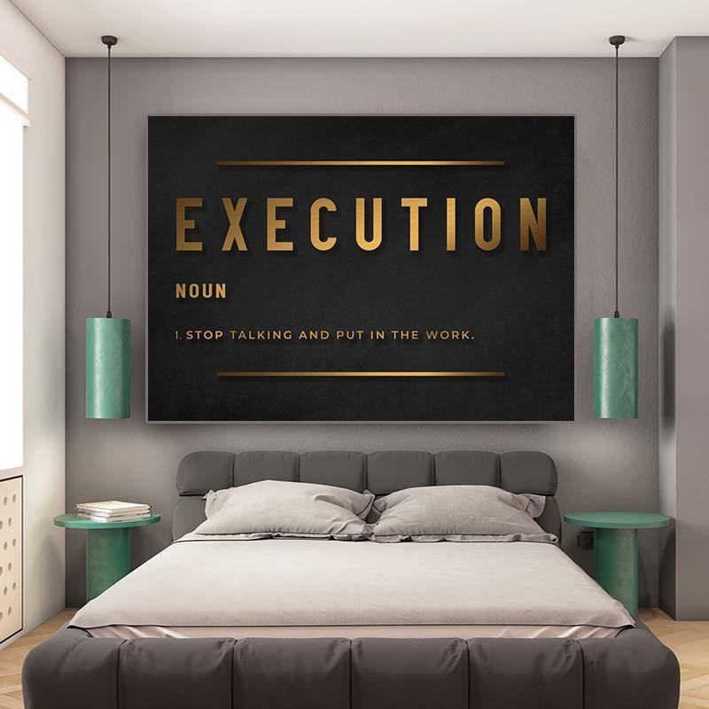 Modern Hustle Inspirational Canvas Wall Posters - MaviGadget