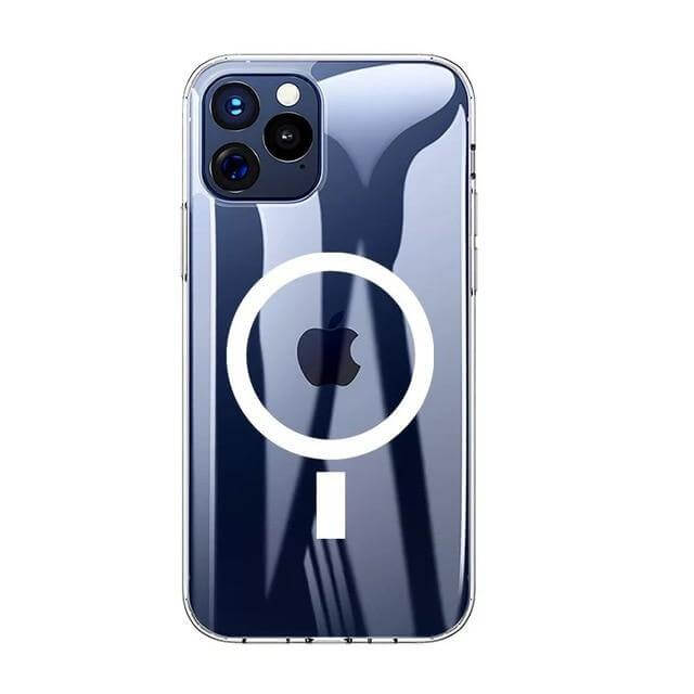 Transparent Magnetic Charger Case for iPhone 12 - MaviGadget