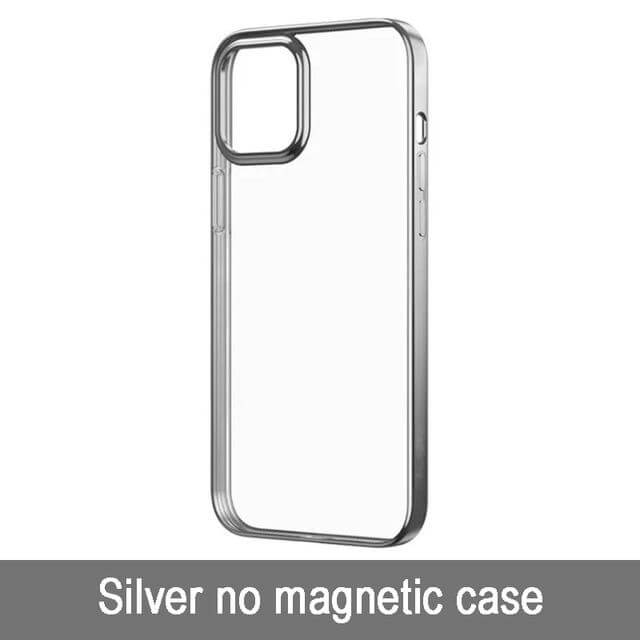 Transparent Magnetic Charger Case for iPhone 12 - MaviGadget
