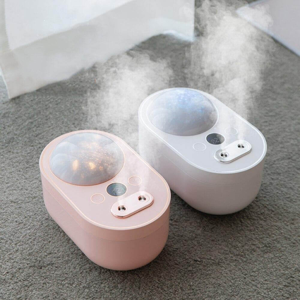 Aromatherapy Humidifier Diffuser Projection Night Lamp - MaviGadget
