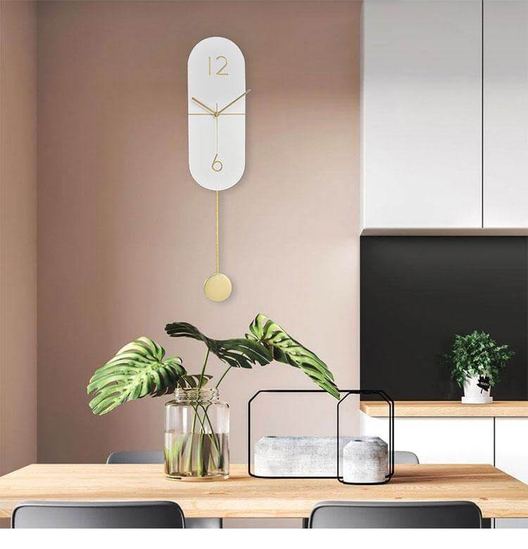 Europe Elegant Pendulum Wall Clock - MaviGadget