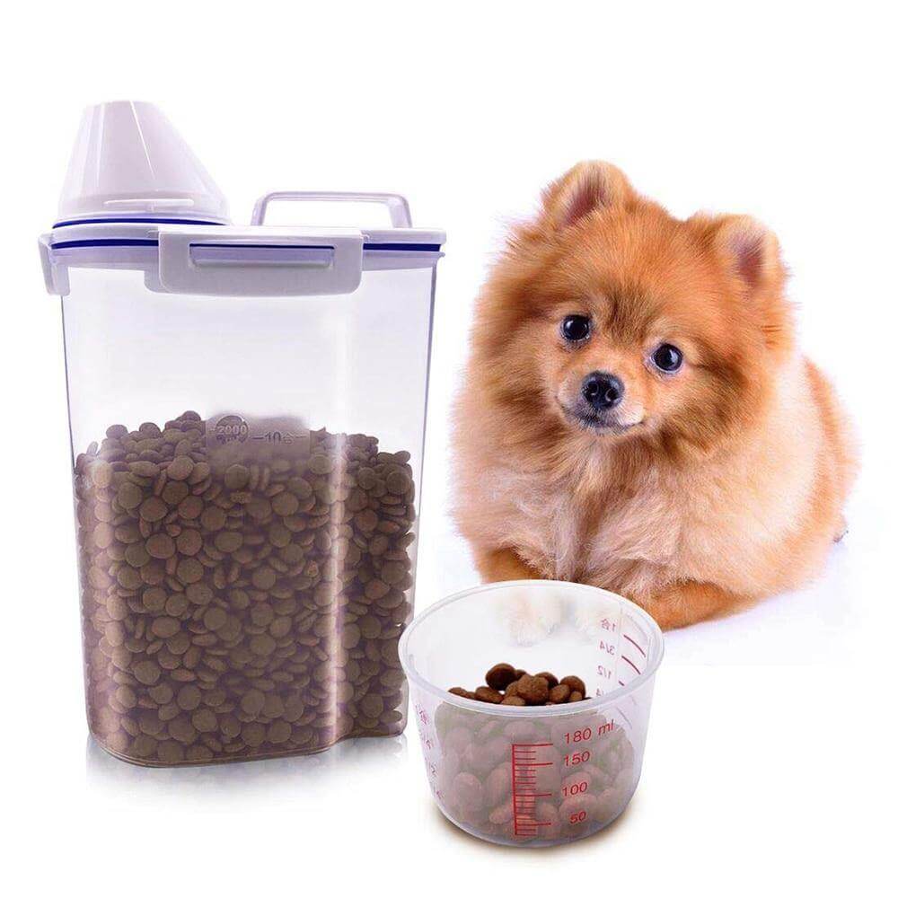 Durable Transparent Pet Food Container - MaviGadget