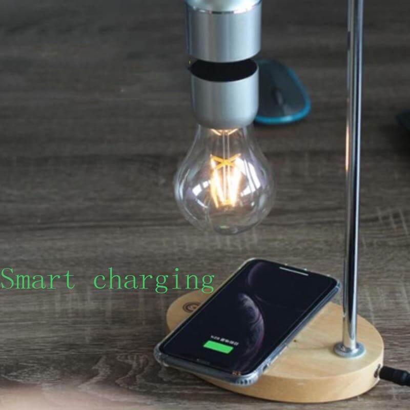 Magnetic Levitating Wireless Bulb Desk Lamp - MaviGadget