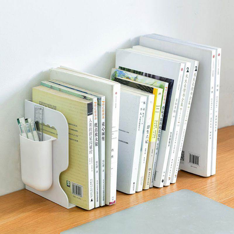 Adjustable Retractable Book Holder with Pen Holder - MaviGadget