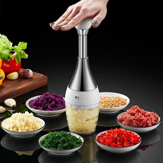 Stainless Steel Quick Garlic Vegetable Chopper - MaviGadget