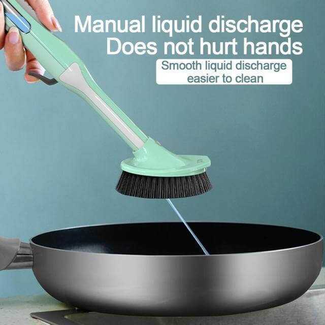 Multifunctional Kitchen Dish Soap Dispensing Brush - MaviGadget