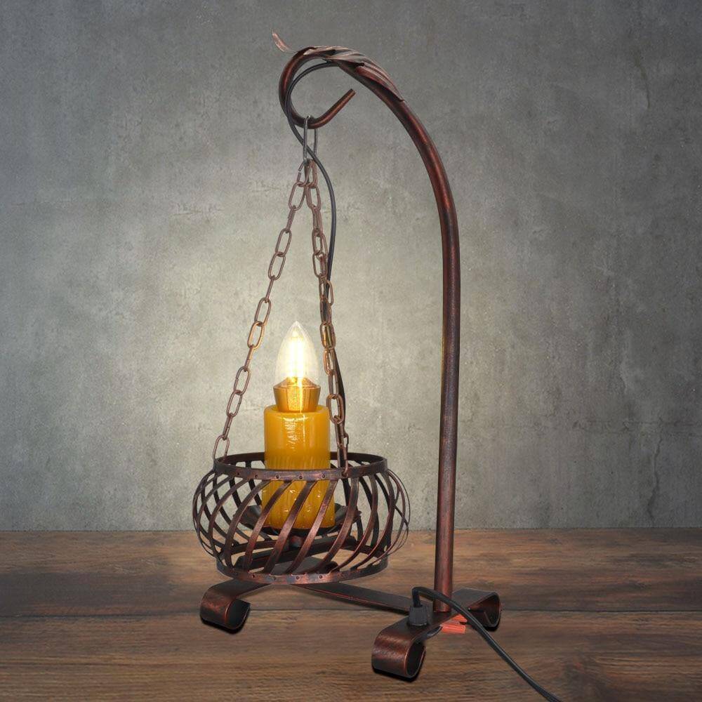 Vintage Table Otto Candle Lamp - MaviGadget
