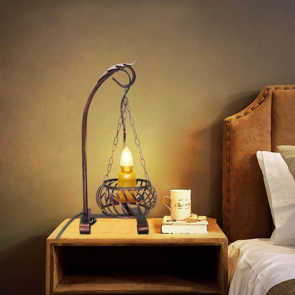 Vintage Table Otto Candle Lamp - MaviGadget