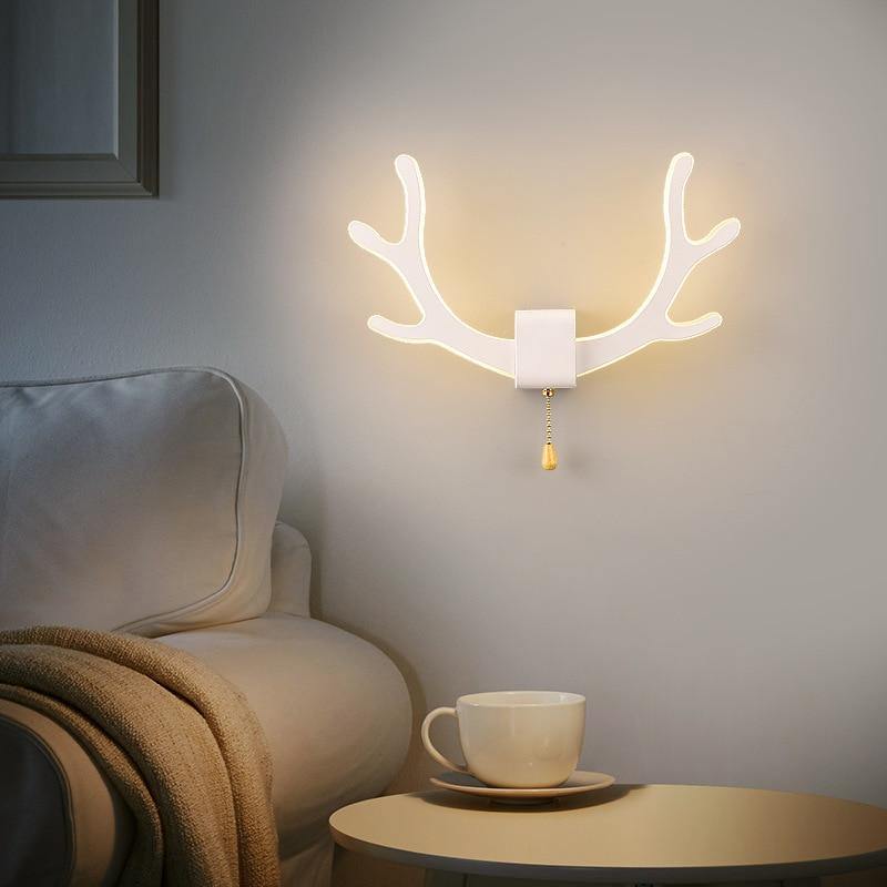 Creative Deer Antler Wall Lamp with Motion Sensor - MaviGadget