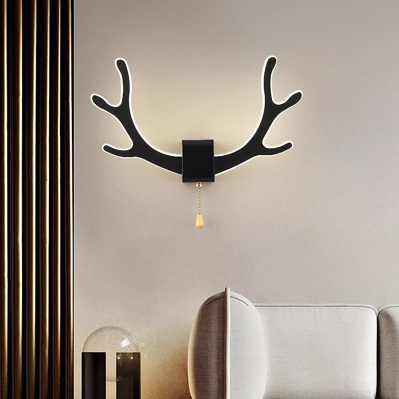 Creative Deer Antler Wall Lamp with Motion Sensor - MaviGadget