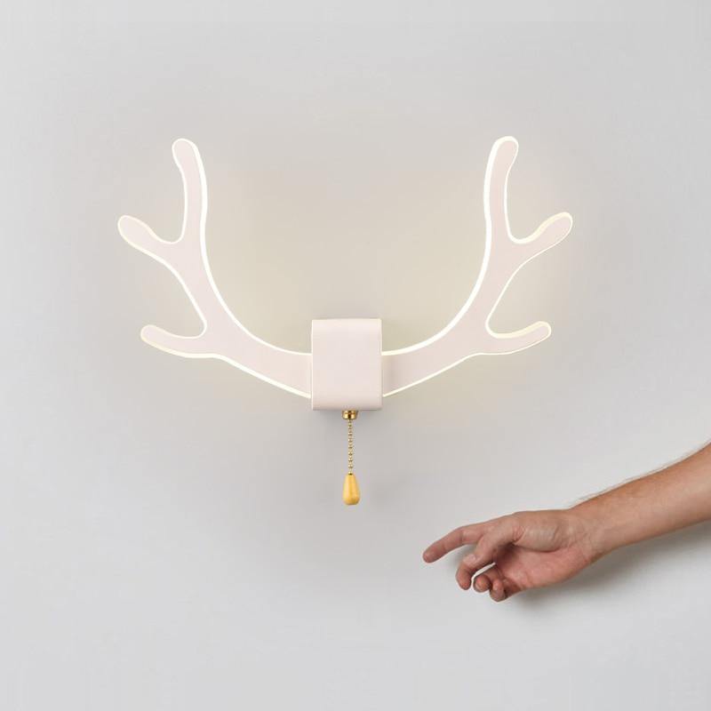 Creative Deer Antler Wall Lamp with Motion Sensor - MaviGadget
