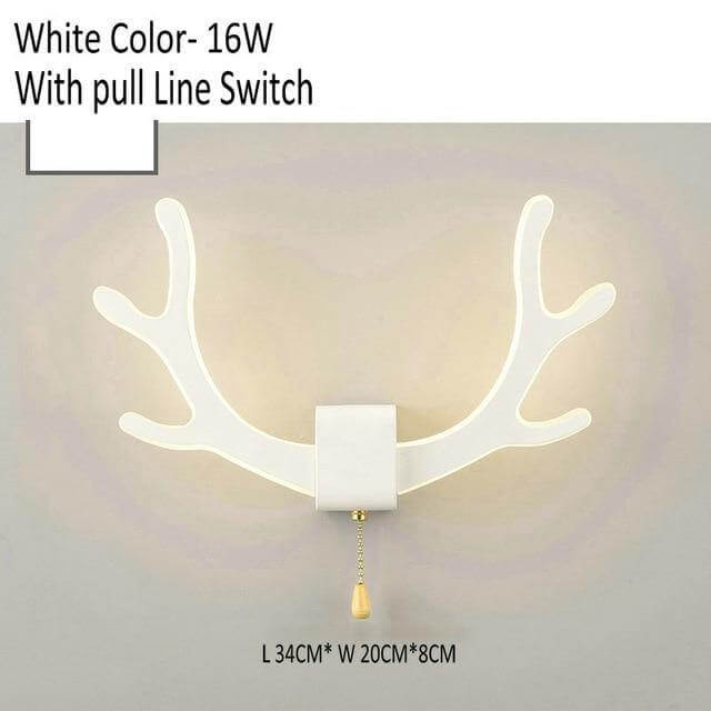 Creative Deer Antler Wall Lamp with Motion Sensor - MaviGadget