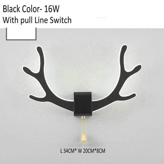 Creative Deer Antler Wall Lamp with Motion Sensor - MaviGadget