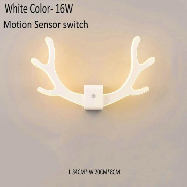 Creative Deer Antler Wall Lamp with Motion Sensor - MaviGadget