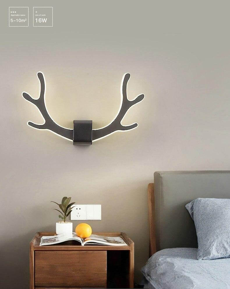 Creative Deer Antler Wall Lamp with Motion Sensor - MaviGadget