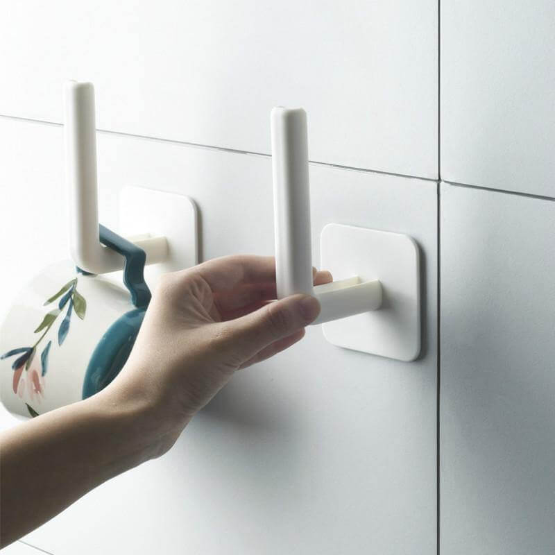 2pcs Multifunctional Smart Paper Holder Hooks - MaviGadget