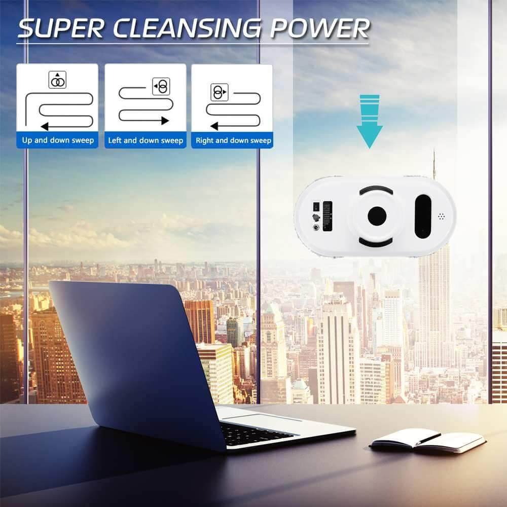 Remote Control Window Cleaning Magnetic Brush Robot - MaviGadget