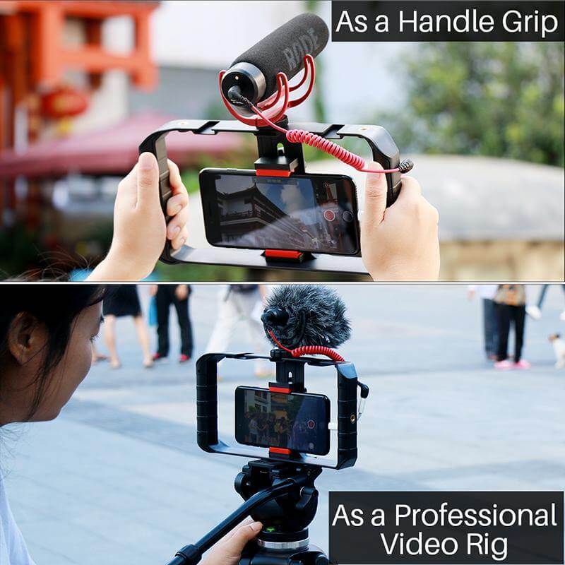 Vlogger Smartphone Tripod Mount Stand Stabilizer - MaviGadget