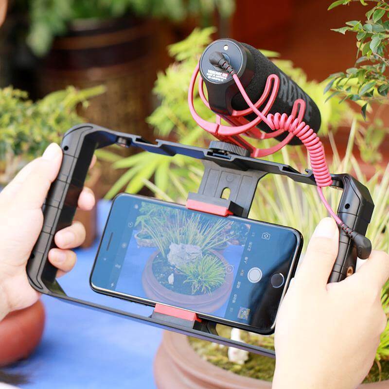 Vlogger Smartphone Tripod Mount Stand Stabilizer - MaviGadget