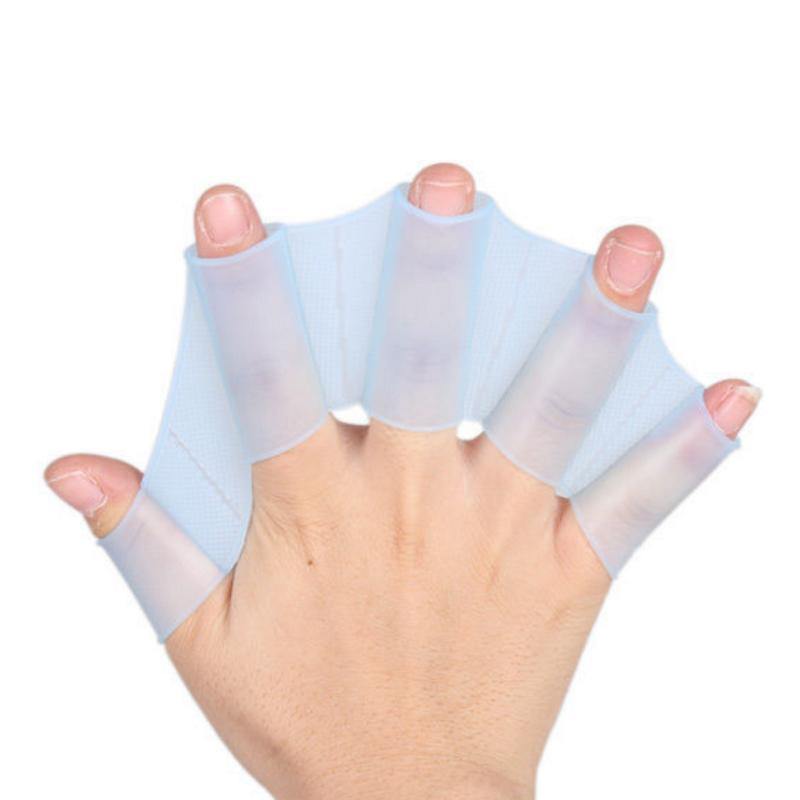 Silicone Webbed Swimming Gloves - MaviGadget