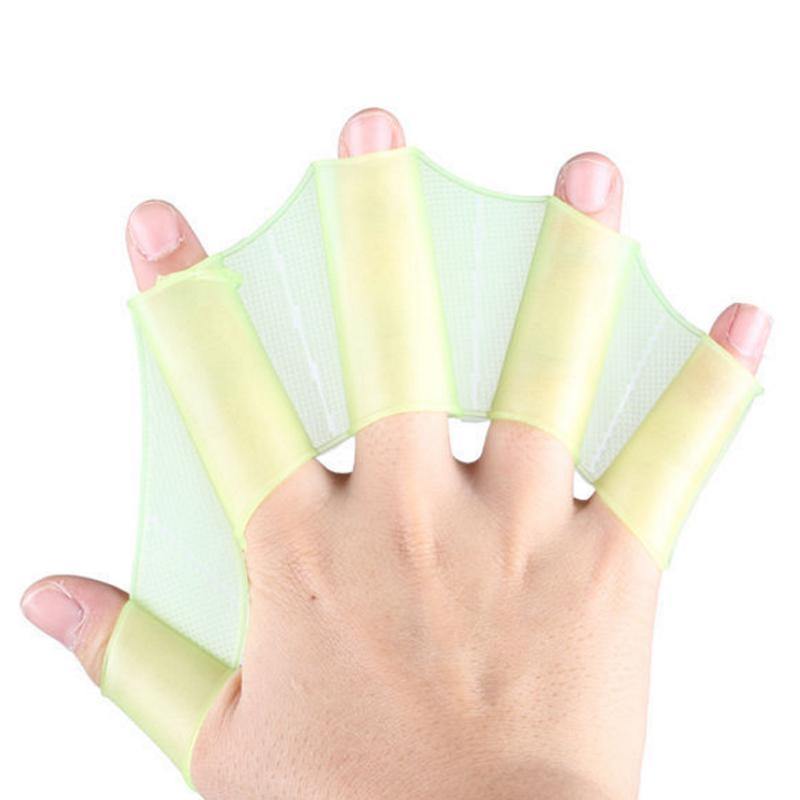 Silicone Webbed Swimming Gloves - MaviGadget